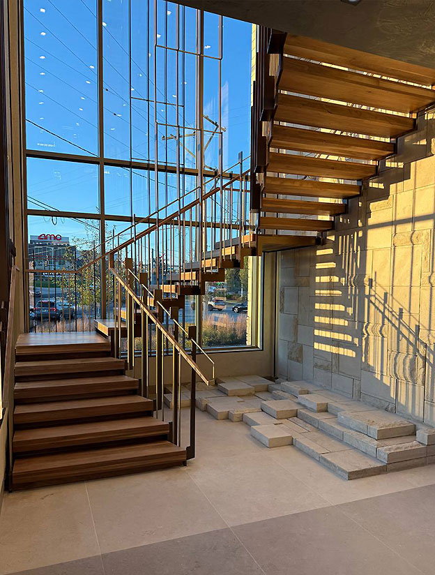 Commercial staircase project