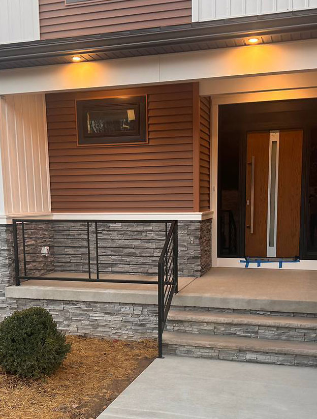 Modern staircase construction