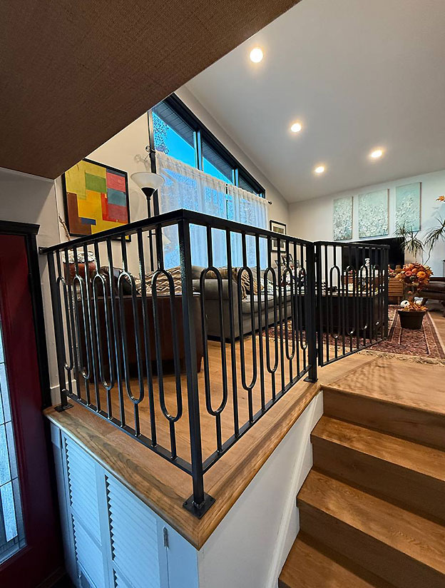Industrial style staircase